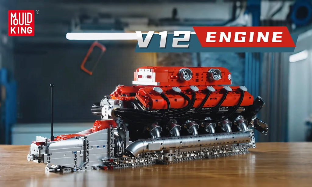 V12 Motor — 3472 delar •
Stor byggsats