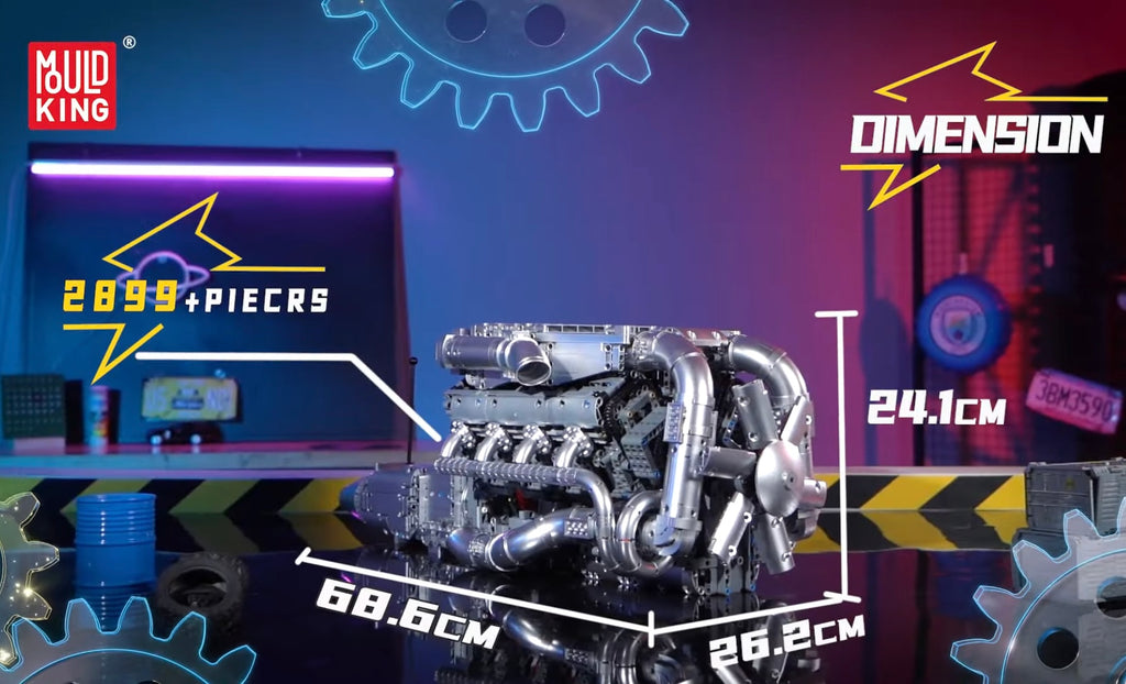 V8 Twin-Turbo Motor — 2900 delar