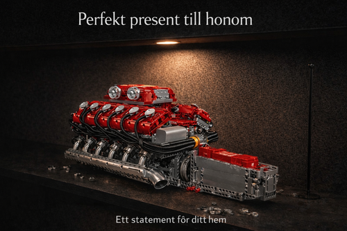 V12 Motor — 3472 delar •
Stor byggsats